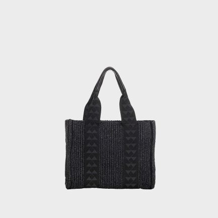 Terra S Raffia Bag Black